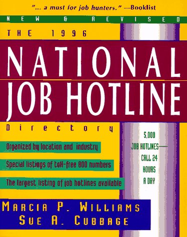 1996 National Job Hotline Directory (Serial) Business, Finance & Career