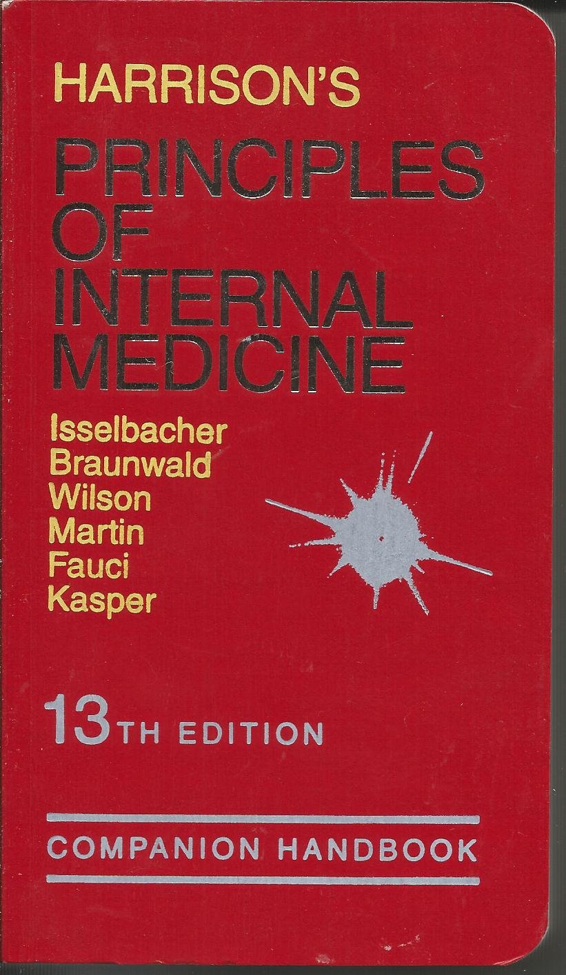 Harrison's Principles of Internal Medicine, 13/e, Companion Handbook book