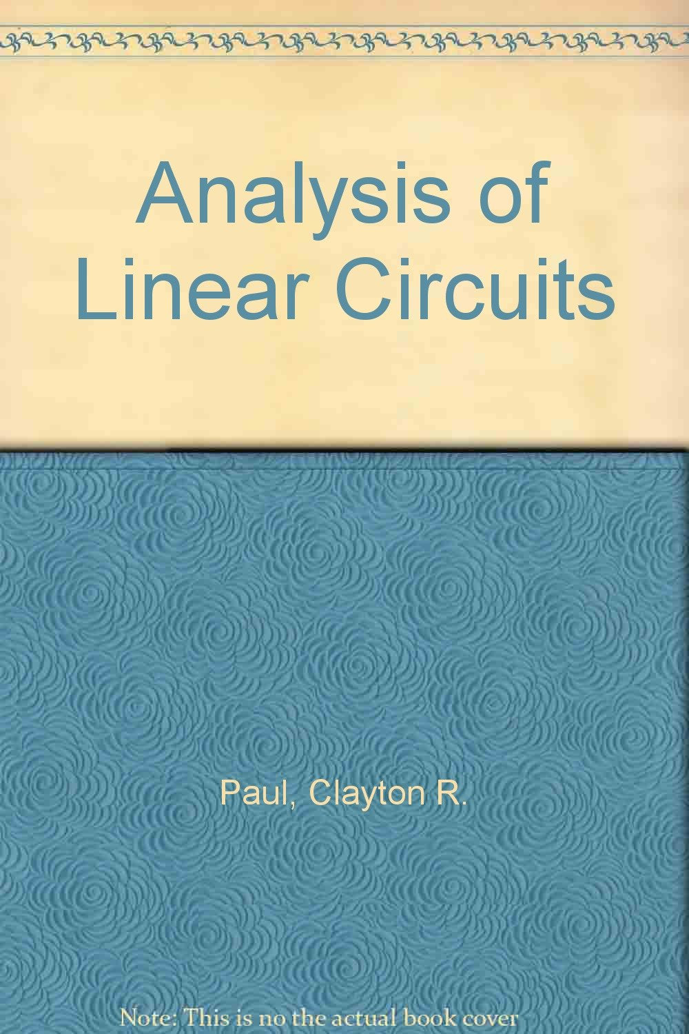 Product Image: Analysis of Linear Circuits