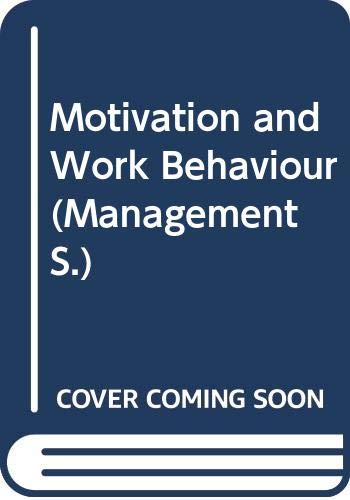Product Image: Motivation and Work Behaviour (Management S.)