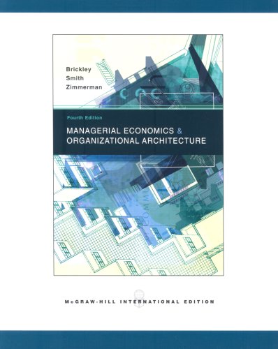 Managerial Economics & Organizational Architecture Business, Finance & Career
