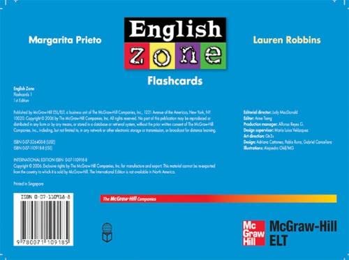 English Zone Flashcards 1 Foreign Languages ​​& Dictionaries