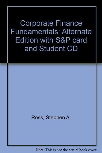 Corporate Finance Fundamentals + S&P card + Student CD Business, Finance & Career
