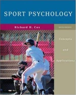 Sport Psychology: Concepts and Applications book