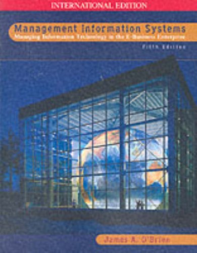 Management Information Systems (McGraw-Hill International Editions Series) Business, Finance & Career