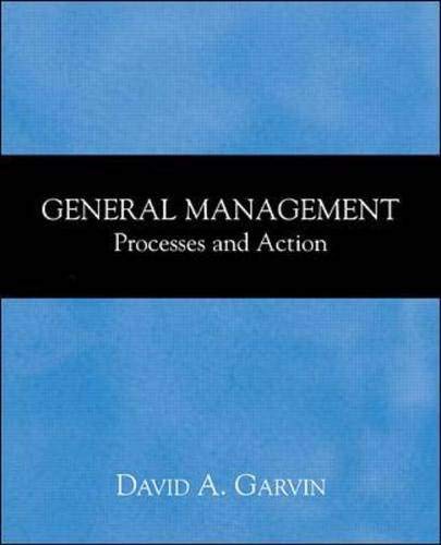 General Management: Processes and Action Business, Finance & Career
