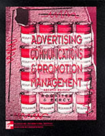 Advertising Communications and Promotion Management book