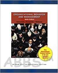 Product Image: Organizational Behavior and Management