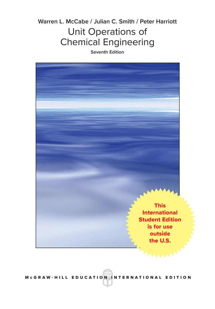 Unit Operations of Chemical Engineering: International Edition Business & Technology