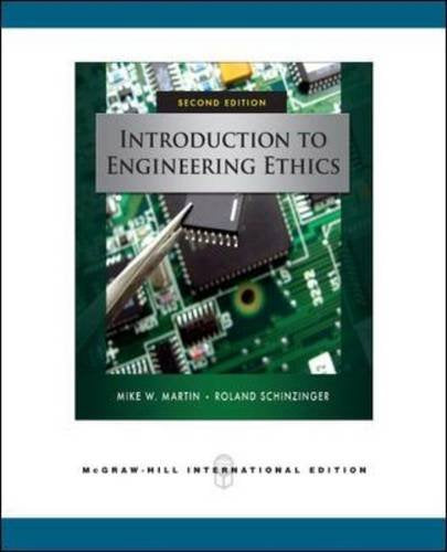 Product Image: Introduction to Engineering Ethics (Int'l Ed)