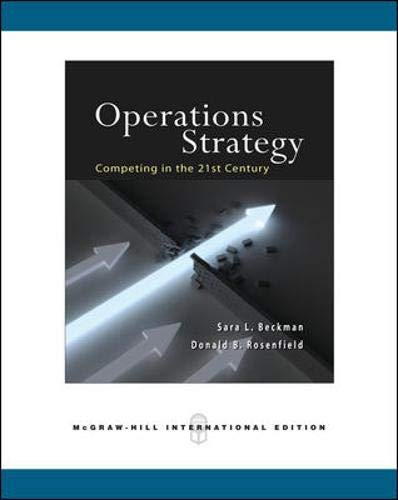 Operations Strategy: Competing in the 21st Century book