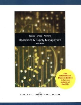 Operations and Supply Management Business, Finance & Career