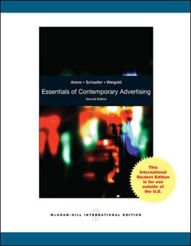 Essentials of Contemporary Advertising Business, Finance & Career