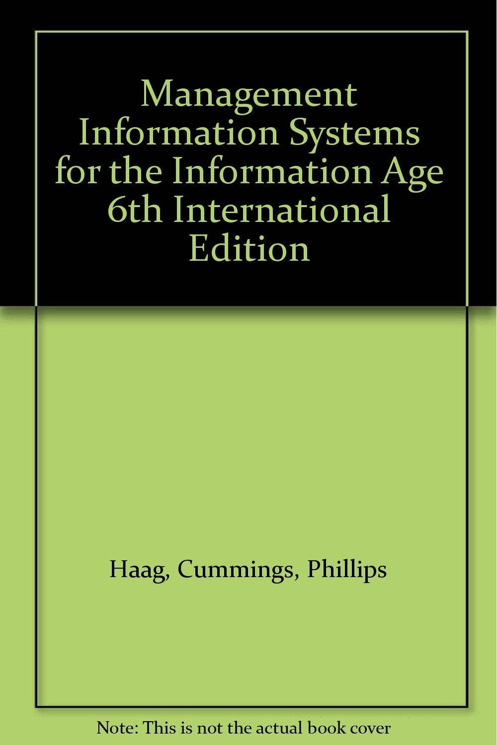 Product Image: Management Information Systems for the Information Age
