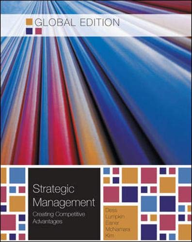 Strategic Management: Creating Competitive Advantages Business, Finance & Career
