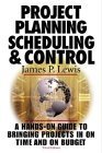 Project Planning, Scheduling and Control Business, Finance & Career