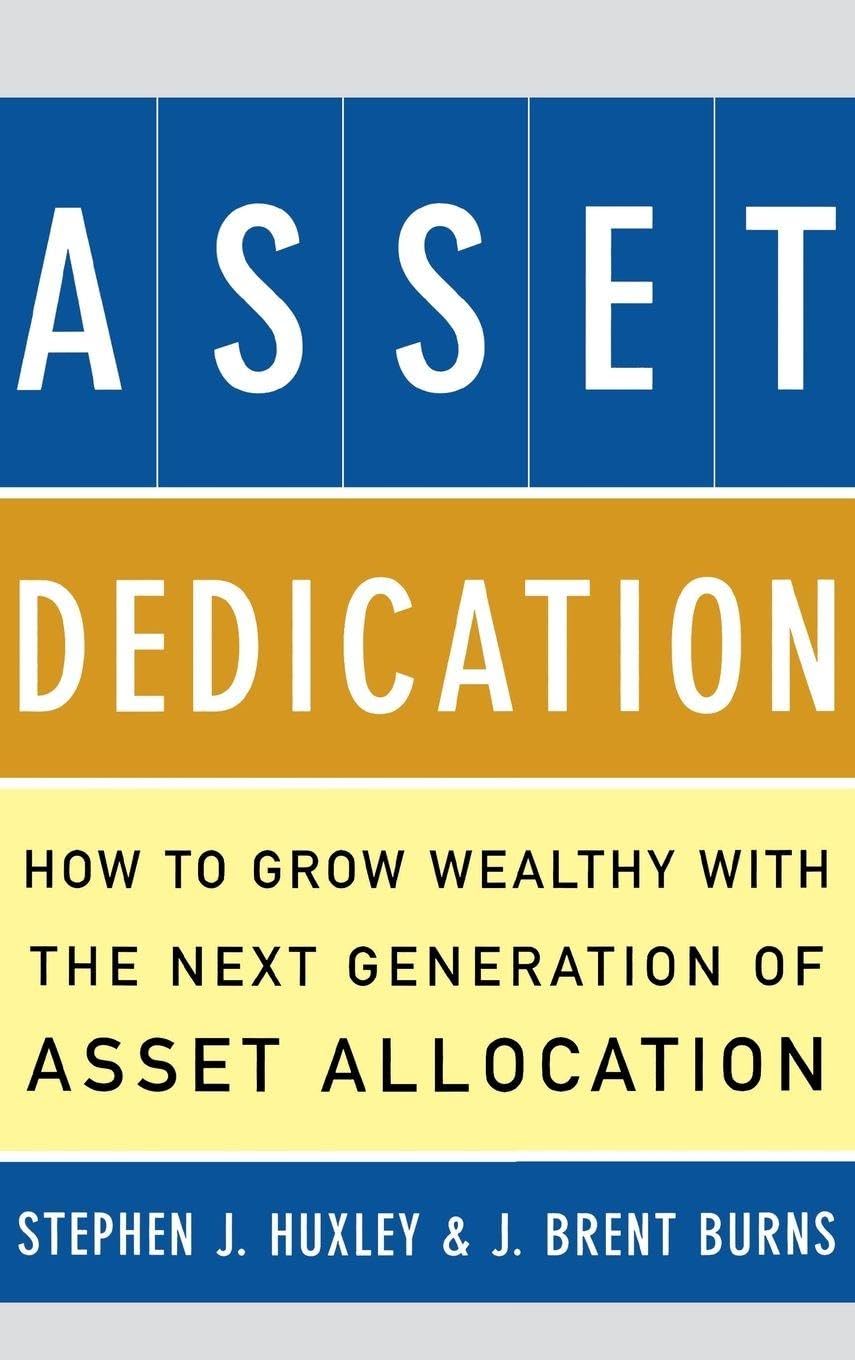 ASSET DEDICATION Law Books
