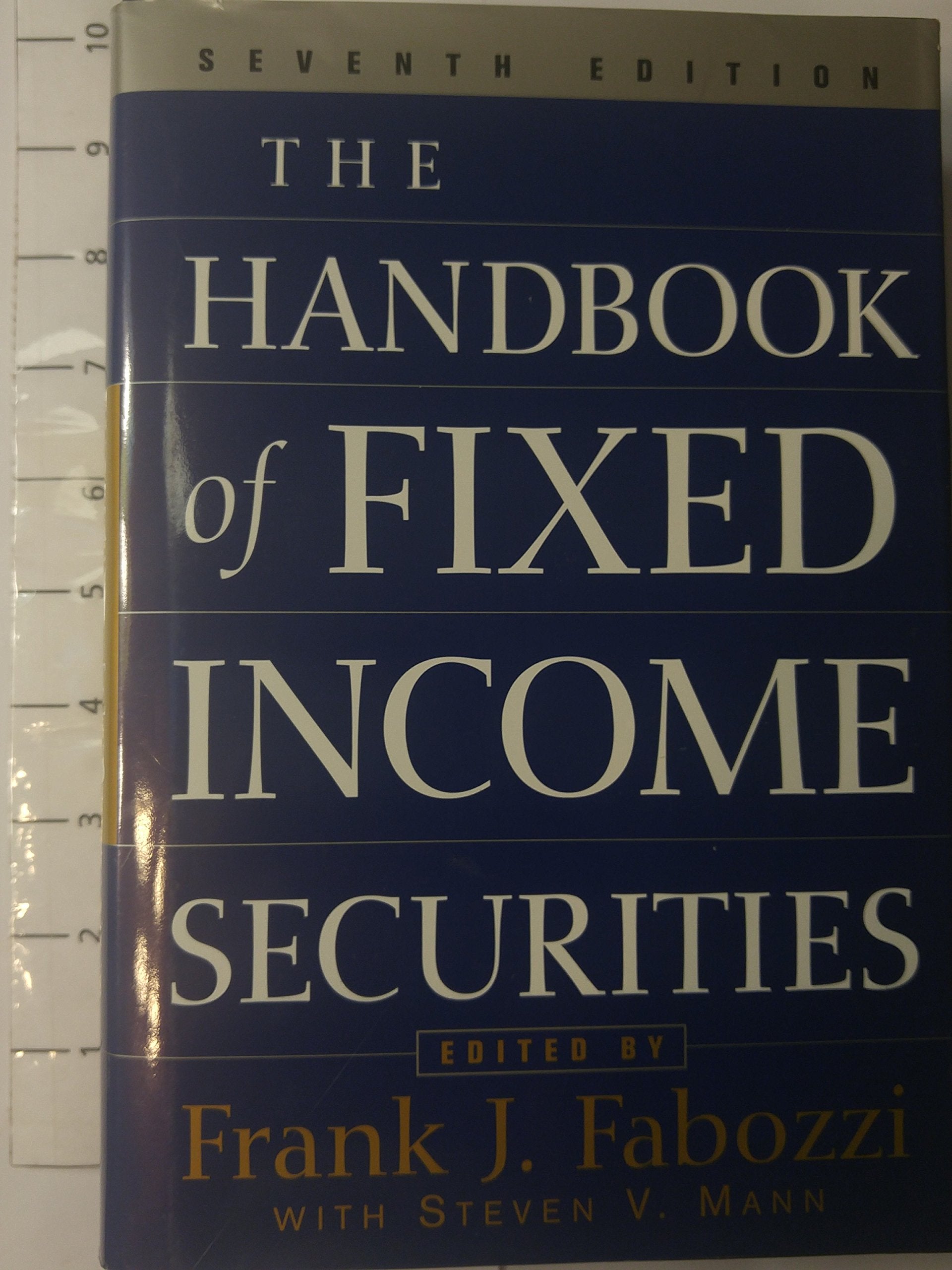 Product Image: Handbook of Fixed Income Securities