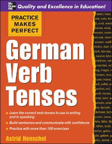 Product Image: German Verb Tenses (Practice Makes Perfect)