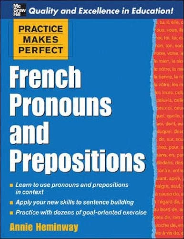 French Pronouns And Prepositions book