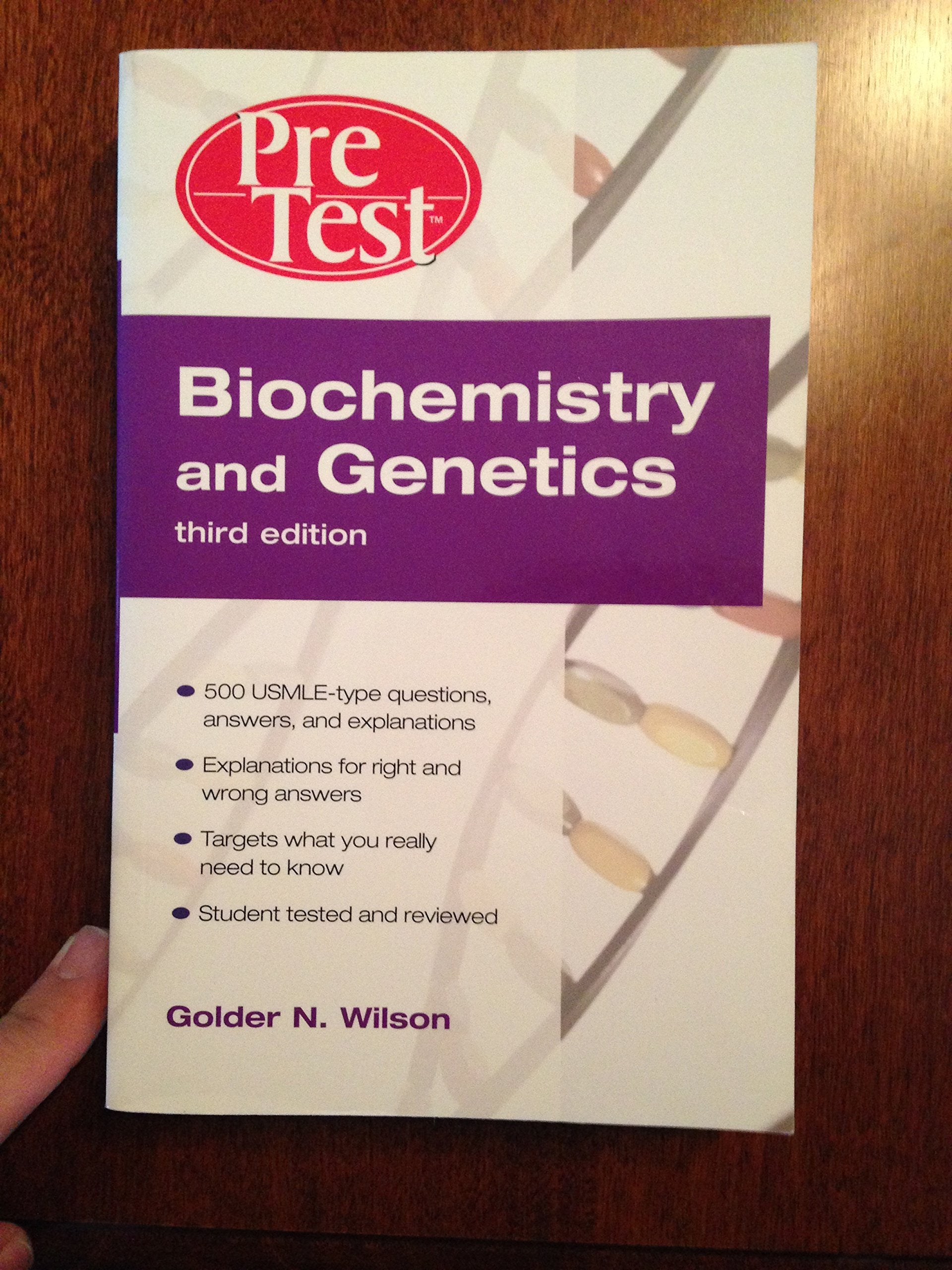 Biochemistry and Genetics PreTest (TM) Self-Assessment and Review, Third Edition Medicine