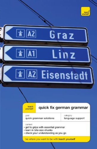 Teach Yourself Quick-Fix German Grammar (Teach Yourself Language) Foreign Languages ​​& Dictionaries