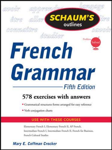 French Grammar (Schaum's Outlines) Foreign Languages ​​& Dictionaries