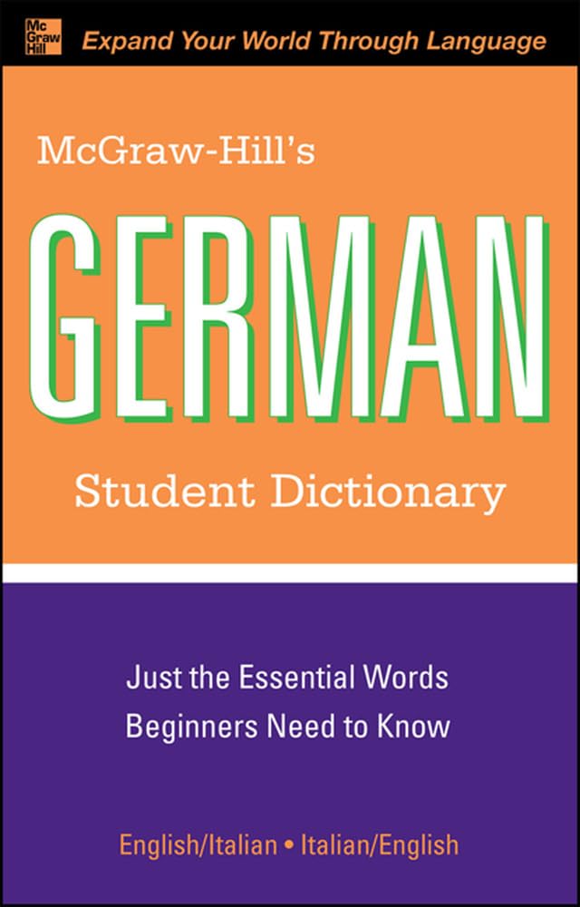 McGraw-Hill's German Student Dictionary Foreign Languages ​​& Dictionaries