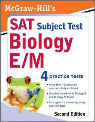 McGraw-Hill's SAT Subject Test: Biology E/M, 2/E Study Guides