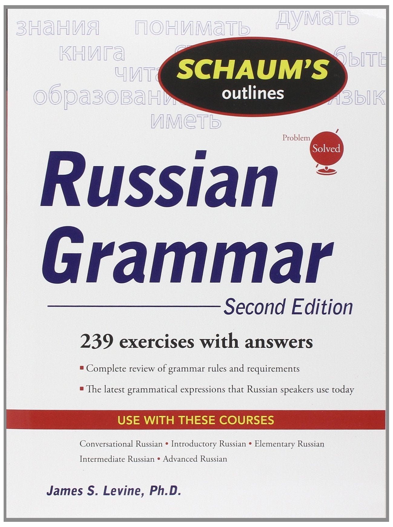 Schaum's Outlines Russian Grammar Foreign Languages ​​& Dictionaries