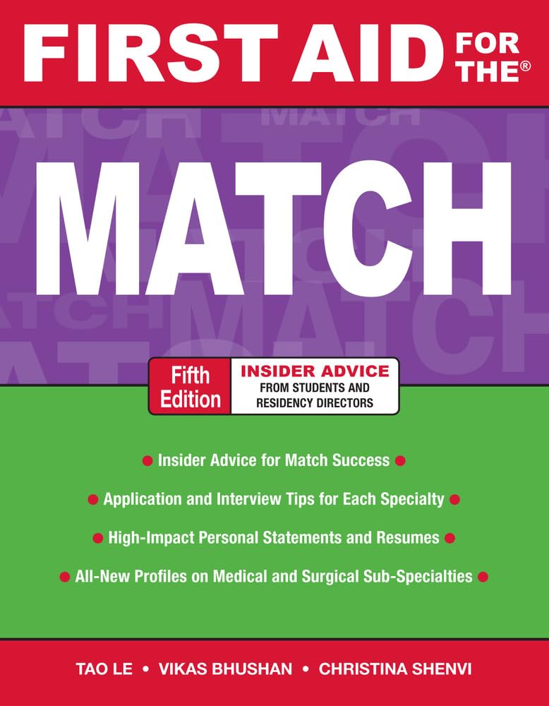 Product Image: First Aid for the Match