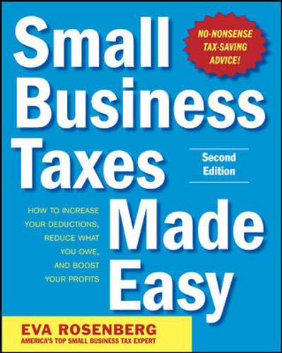 Small Business Taxes Made Easy Law