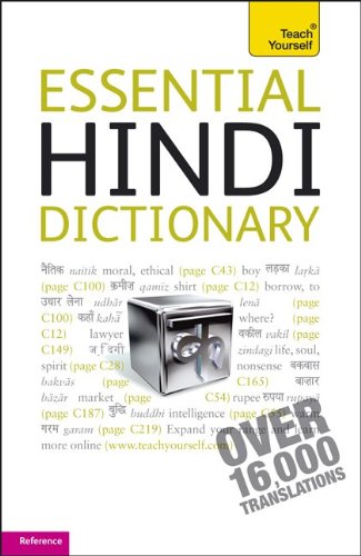 Essential Hindi Dictionary: Hindi-English / English-Hindi (Teach Yourself) Foreign Languages ​​& Dictionaries