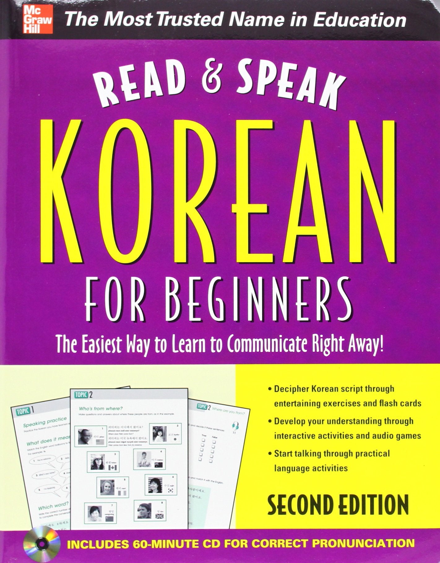 Read & Speak Korean for Beginners: The Easiest Way to Learn to Communicate Right Away! (Read and Speak Languages for Beginners) Foreign Languages ​​& Dictionaries