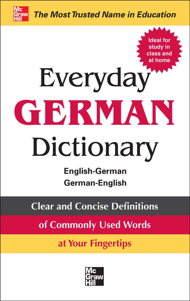 Everyday German Dictionary: English-German/German-English Foreign Languages ​​& Dictionaries