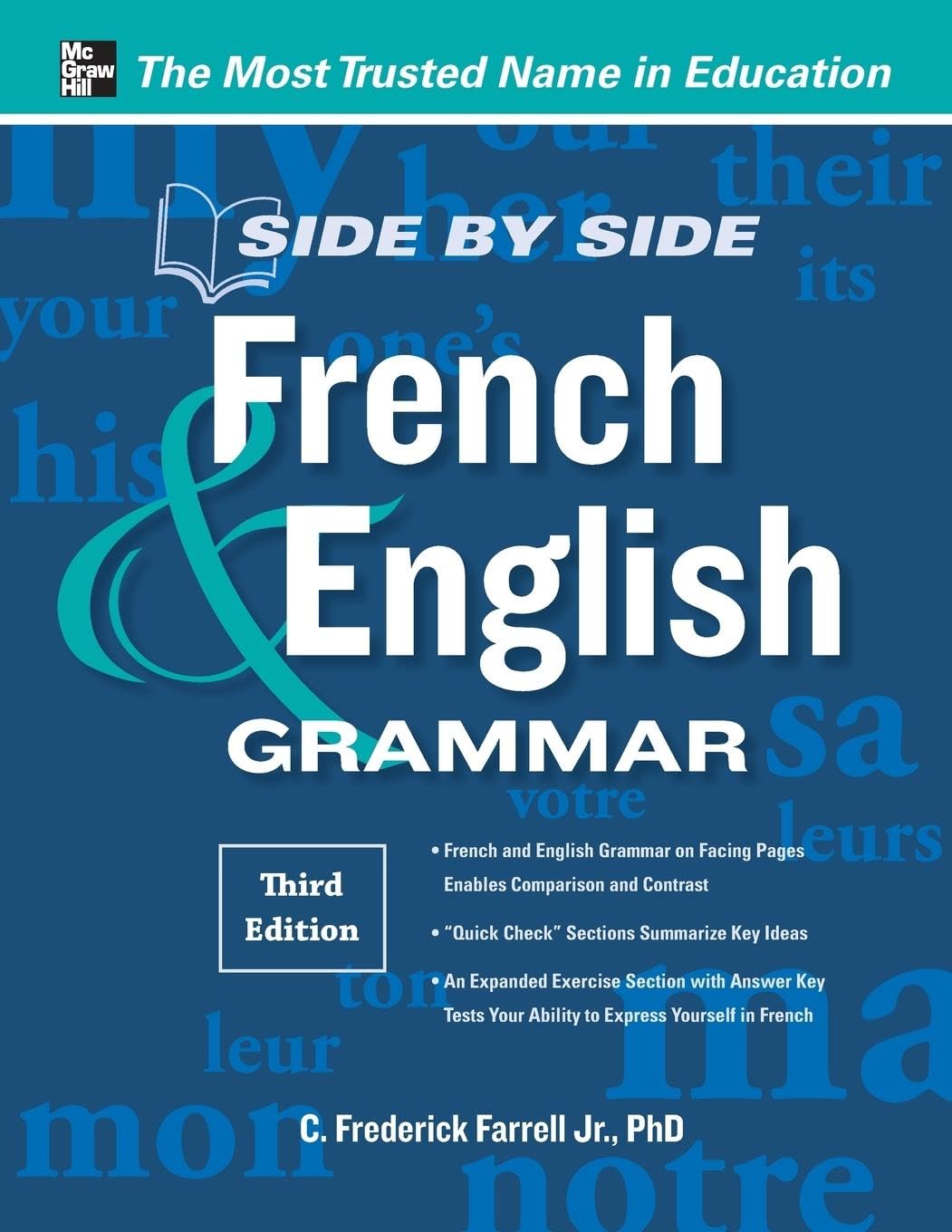 Side-By-Side French and English Grammar, 3rd Edition Foreign Languages ​​& Dictionaries