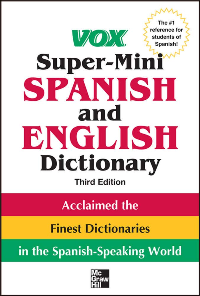 Vox Super-Mini Spanish and English Dictionary (Vox Dictionaries) Foreign Languages ​​& Dictionaries