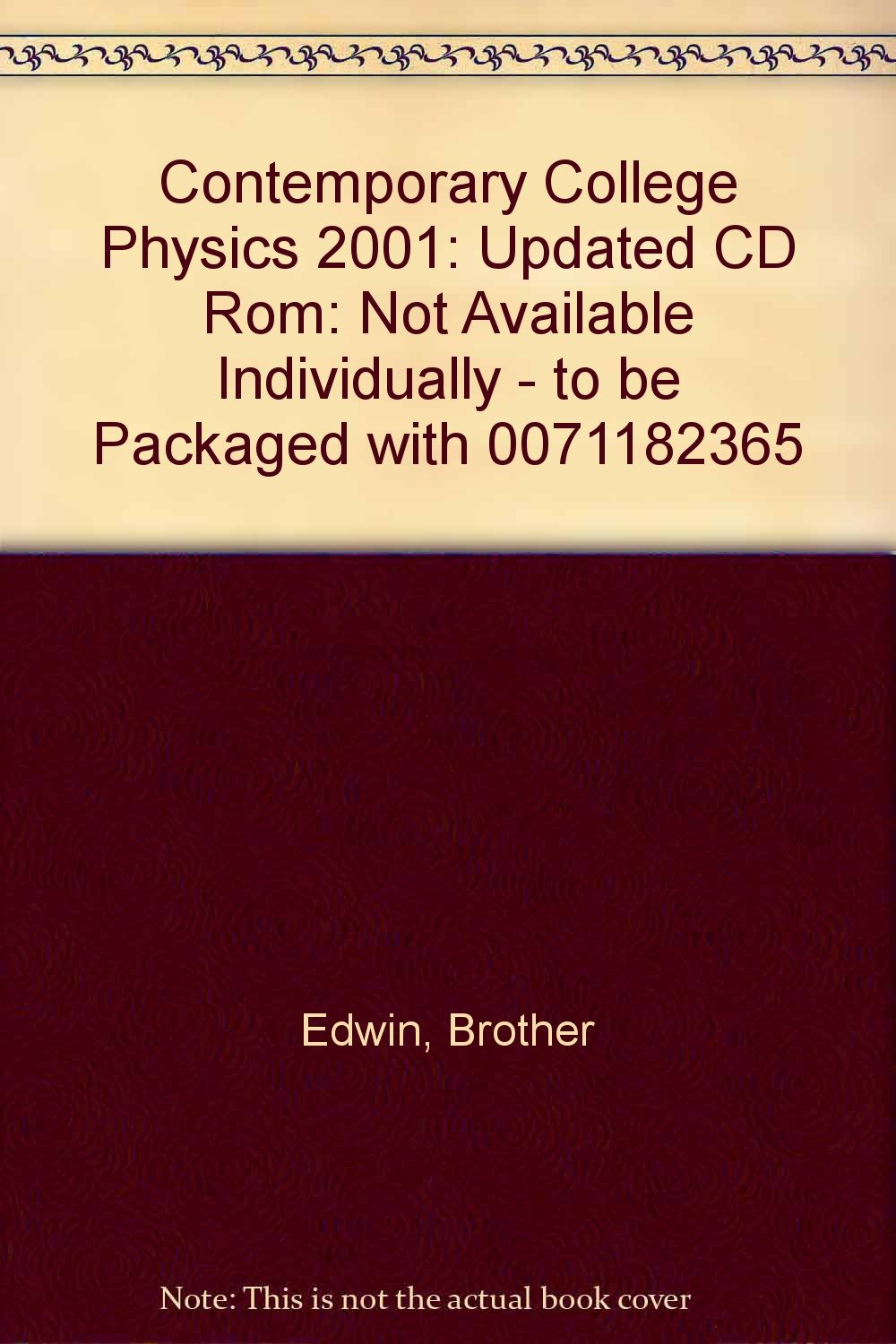 Cd-rom to Accompany Contemporary College Physics, 2001 Update Natural Sciences