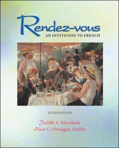 Rendez-Vous: An Invitation to French book