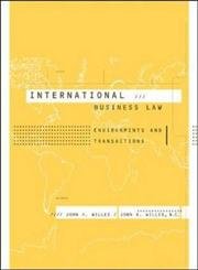 International Business Law: Environments and Transactions book