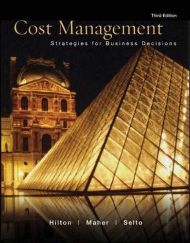 Cost Management: Strategies for Business Decisions book