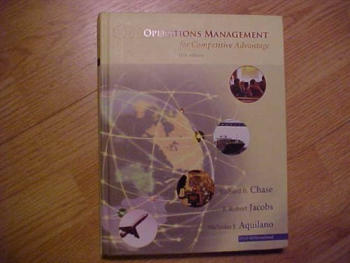 Operations Management for Competitive Advantage (McGraw-Hill/Irwin Series Operations and Decision Sciences) Books