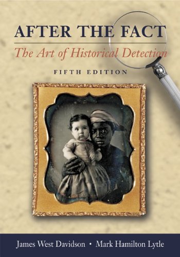 After the Fact: The Art of Historical Detection Learning & Reference