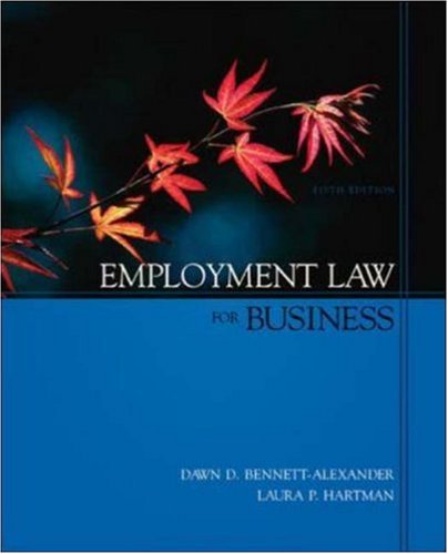 Employment Law for Business book