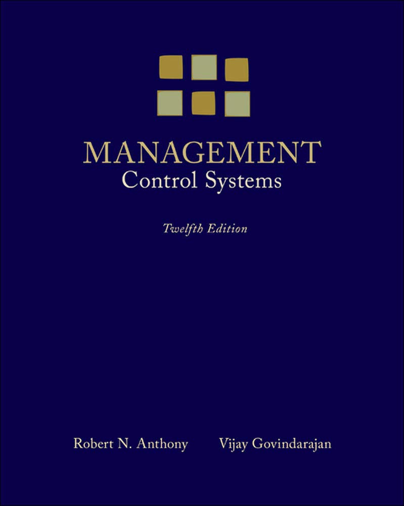 Management Control Systems book