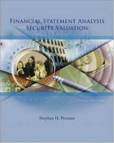 Product Image: Financial Statement Analysis And Security Valuation