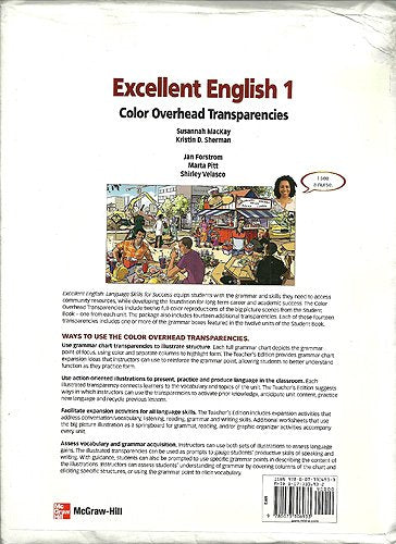 Excellent English Level 1 Overhead Transparencies: Language Skills for Success Foreign Languages ​​& Dictionaries