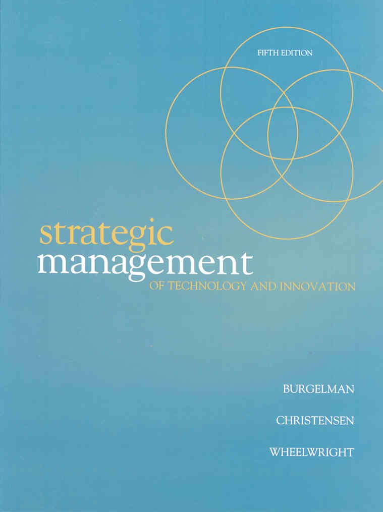 Strategic Management of Technology and Innovation Business, Finance & Career