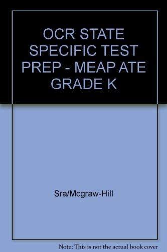 Product Image: OCR State Specific Test Prep: Meap Ate Grade K
