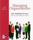 Product Image: Managing Organizations Text Reading and Cases